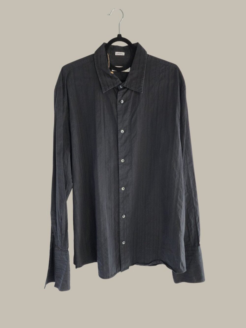 Calvin Klein  Embossed Black on Black Stripe 100% Cotton - XL